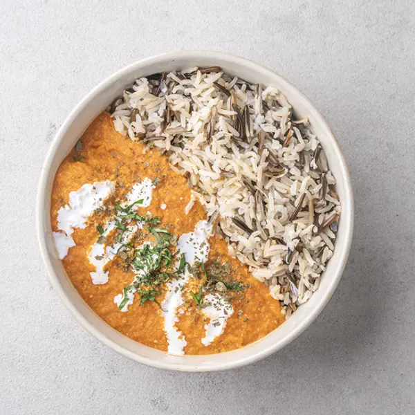 British Indian Chicken Curry with Wild Rice